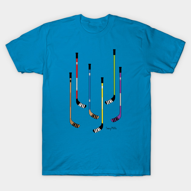 Colorful Hockey Sticks